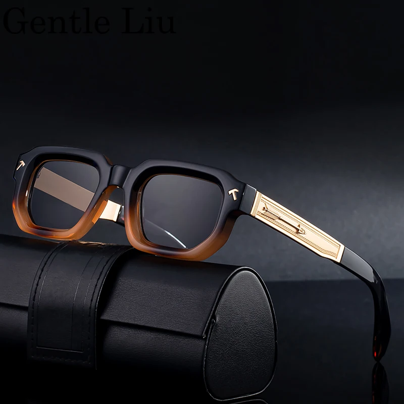 Polarized Square Punk Sunglasses Men 2026 Luxury Brand  display picture 1