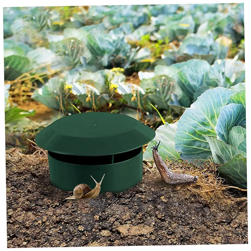 Garden Snail Trap, Environmentally Friendly Non-Toxic Plastic Capture Box, Safe Outdoor Gardening Flowers