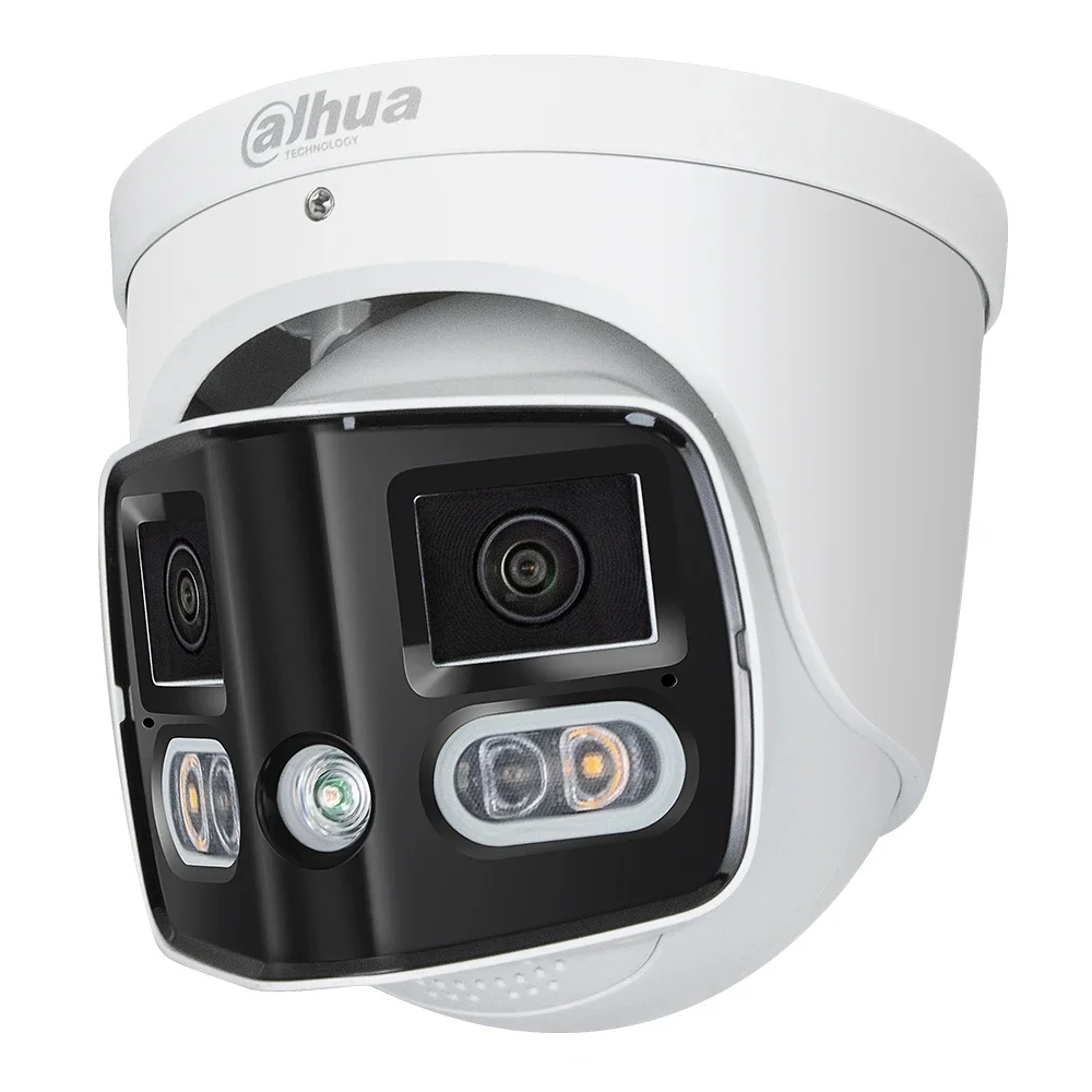 IPC-PDW3849-A180-AS-PV dahua lens  ip camera tioc 8mp 2x4MP poe security duo Splicing bullet camera