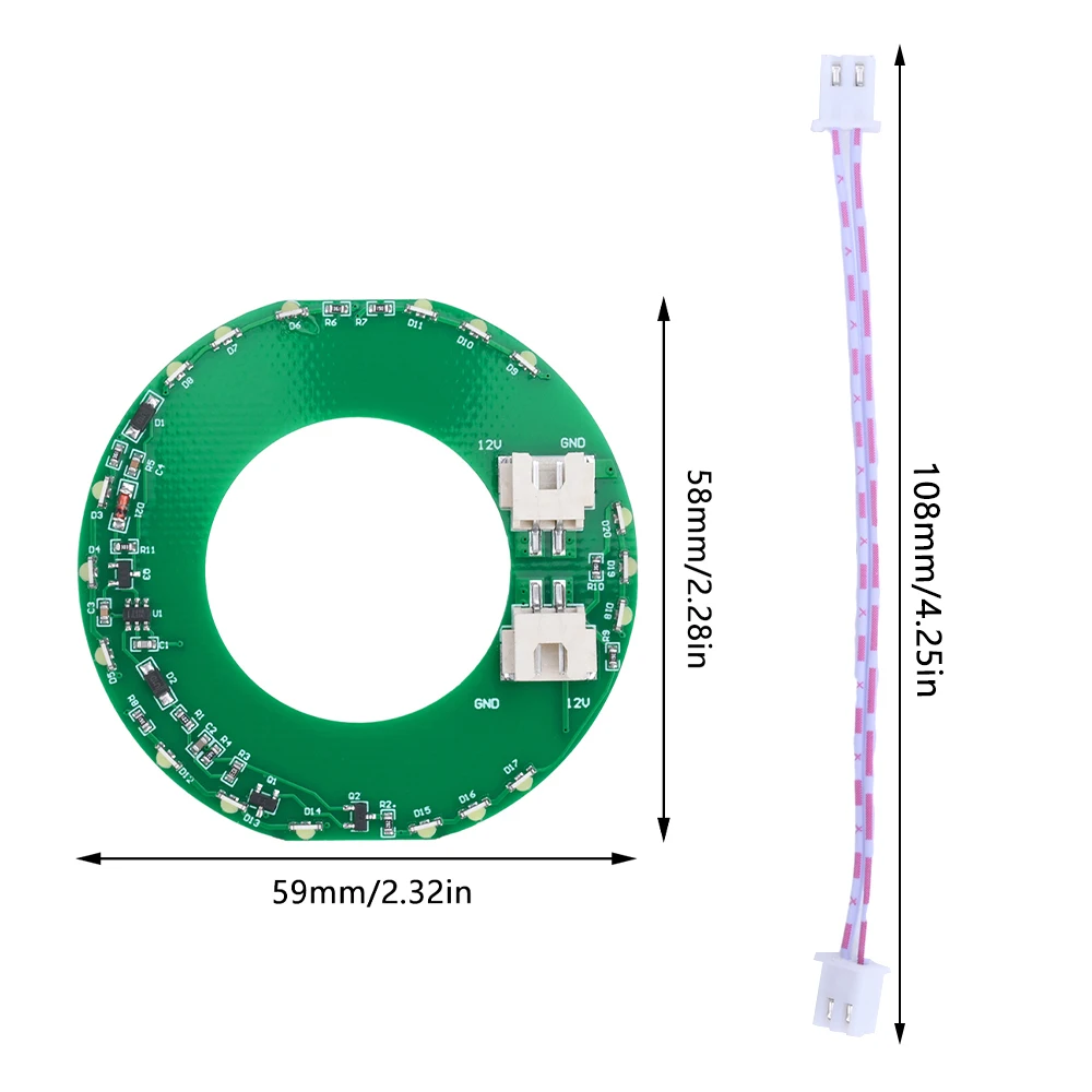 Touch Sensing Water Table Luminous LED Module  Wooden Table Induction Tables Drive Module DC11.5-12.5V LED Light Emitting Module