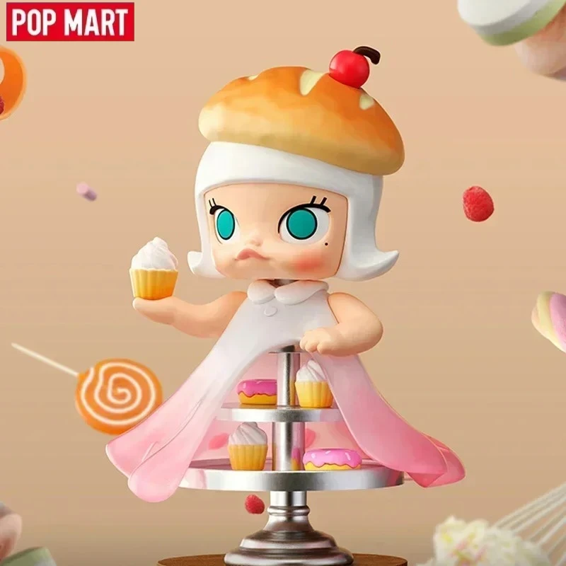 POP MART MOLLY Carb-Lover Series Caixa Cega - 100% Original PVC Action Figure Coleção Modelo Ornamento POPMART Cego Caixa Figura