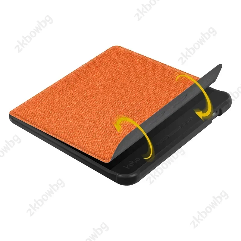 Funda magnética para despertador/sueño para Kobo Libra H2O 7 ''2019 N873 Libra 2 2021 lanzamiento N418 Tolino Vision 5 6 E-books carcasa suave de TPU