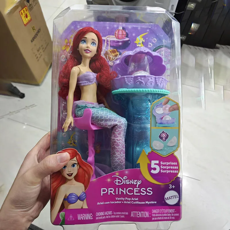 In Stock Disney Enjoyment Princess Elsa Set Dolls, Girls Play Home, Gift Toys, Interactive Parent Child Dolls