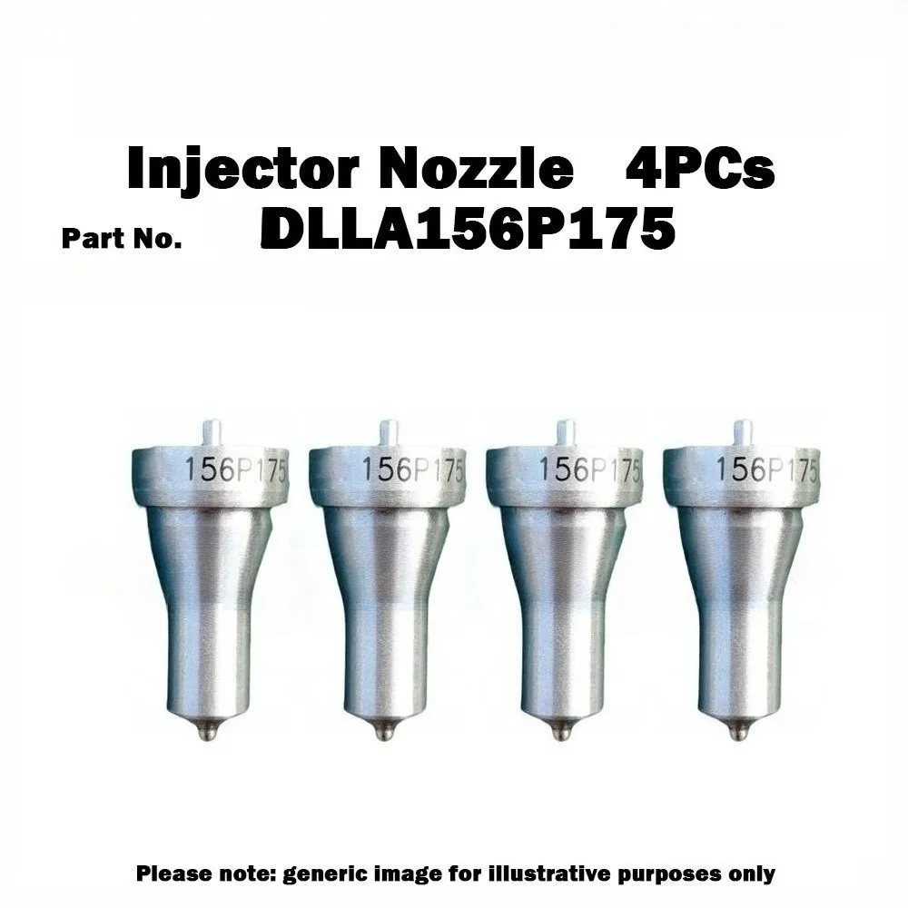 

4x Fuel Injector Nozzle DLLA156P175 129234-53001 for Yanmar 3TNV88 4TNE88 4TNV88