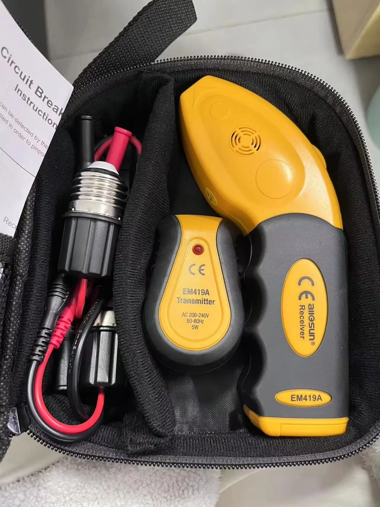 220V Electrician Wire Tracker Circuit Tester Breaker Locator