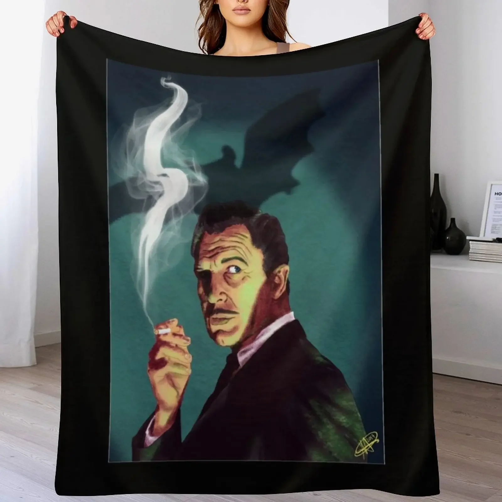 

Vincent-Price Throw Blanket Flannel Fleece Soft Warm Throw Blanket