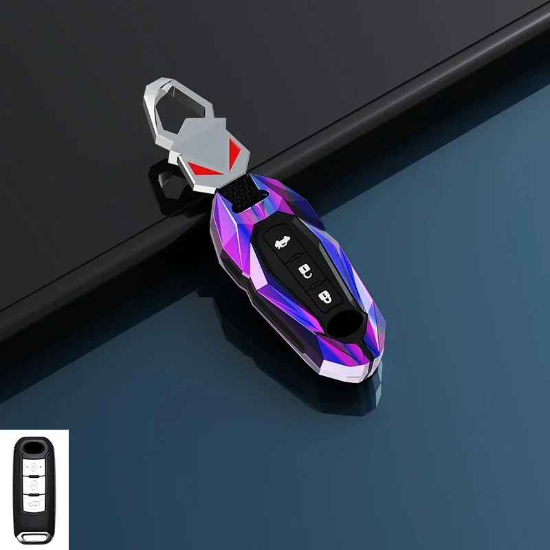 

Zinc Alloy Car Key Case Key Chain Key Cover For GAC Trumpchi GS GA3 GA3S GA5 GA6 GS4 GS8 Accessories Shell