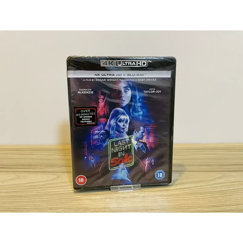 British Version 4K Blu Ray Soho Horror Night Movie Disc