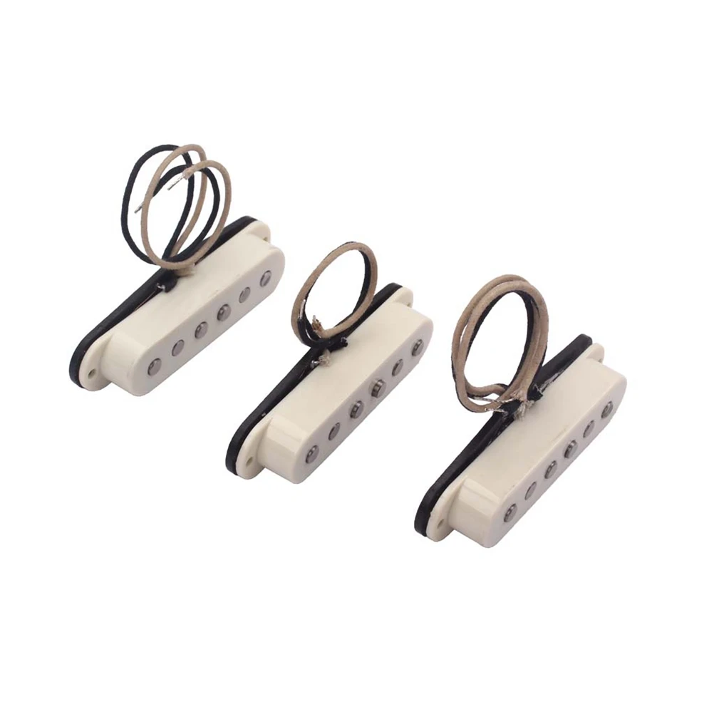 

Pickup Set Neck Single Coil Guitar Parts Middle Pickups Electric Covers
