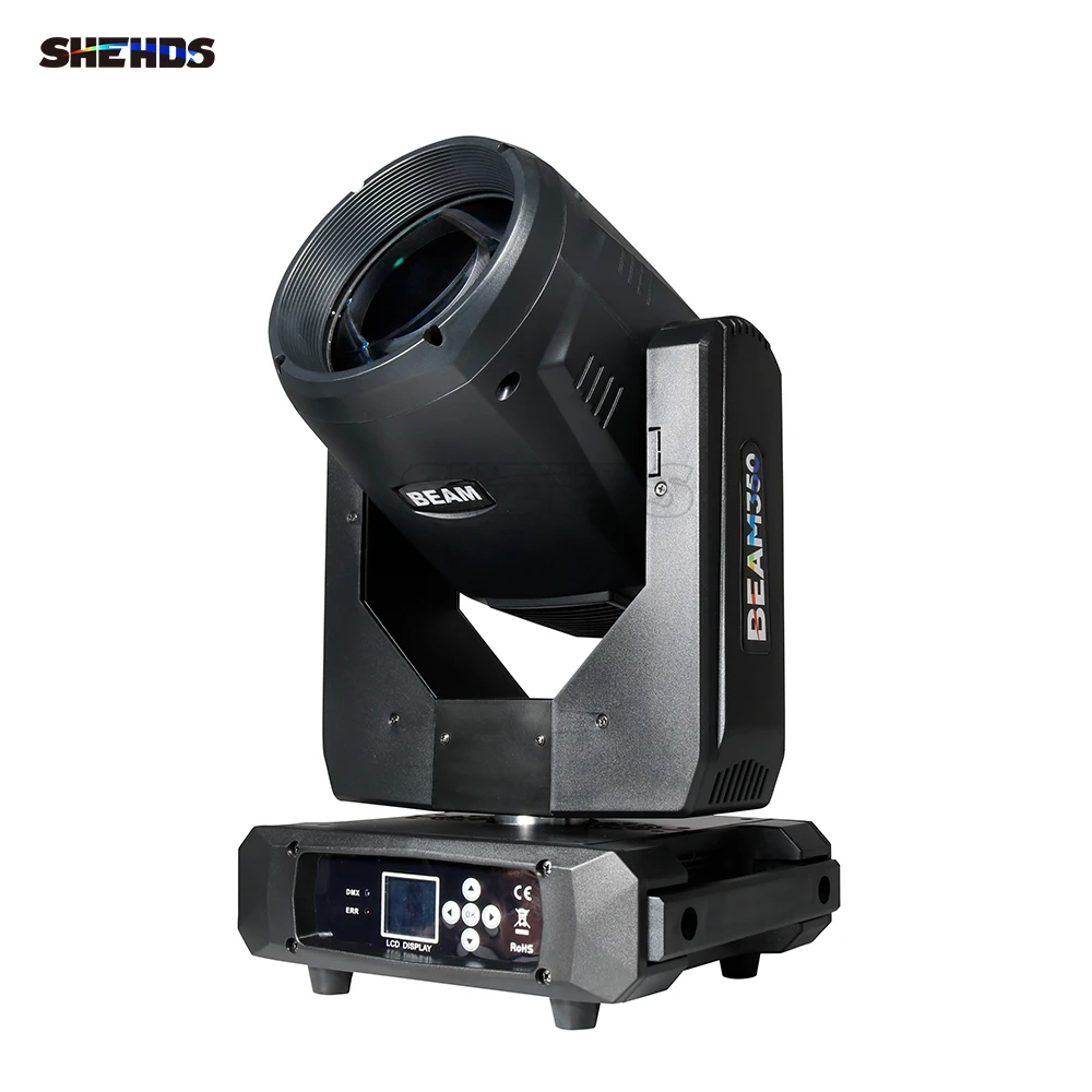 SHEHDS 2pcs Bulb Beam 17R 350W Moving Head Lighting Rainbow Effect For DJ Party Dance Theater Wedding Concert Stage Lighting