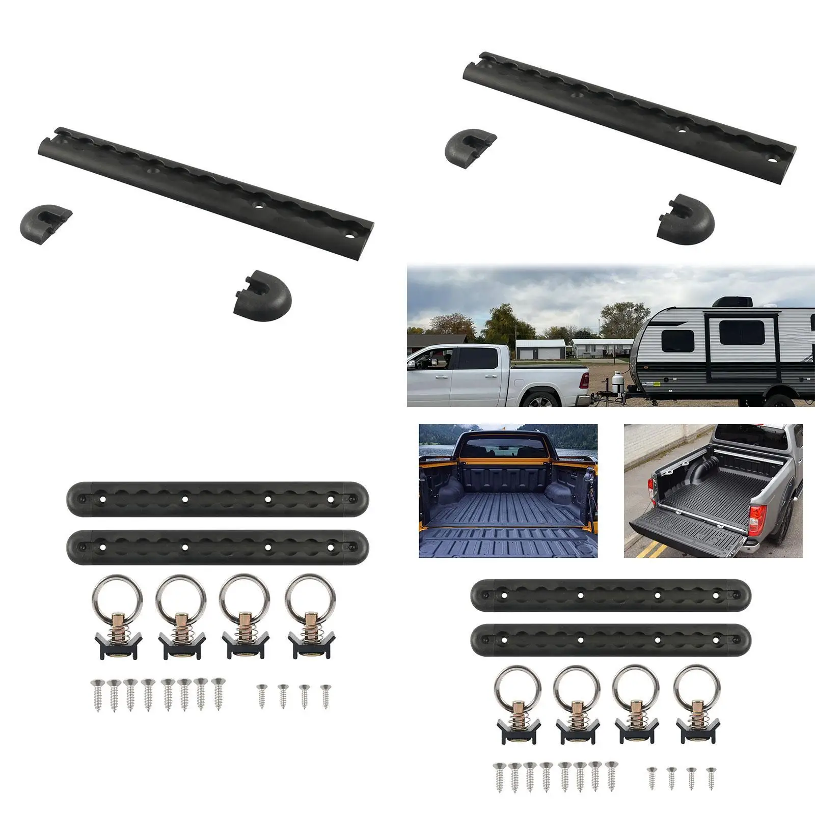 

Cargo Control L Track 400-500 kg Versatile Trailer Tie Down Rail for Atvs Utility Trailers Motorcycles Bikes Professional