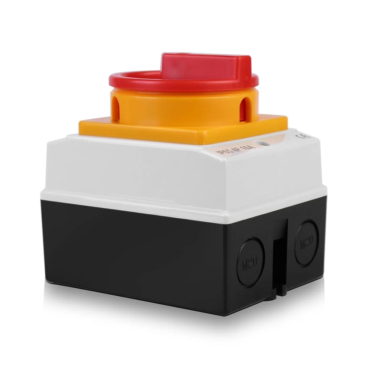 

A002 Main Switch 4-Pin Rotary Switch Off Switch,Circuit Breaker 16A Repair Switch with Housing Separation of Power Supply