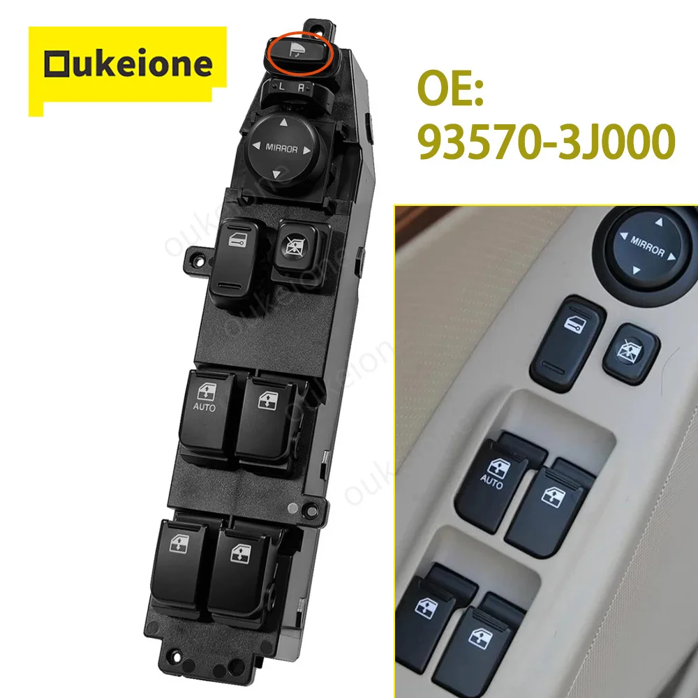 

93570-3J000 for Hyundai Veracruz 2007 2008 2009 2010 2011 2012 Front Left Electric Master Power Window Control Switch 935703J000