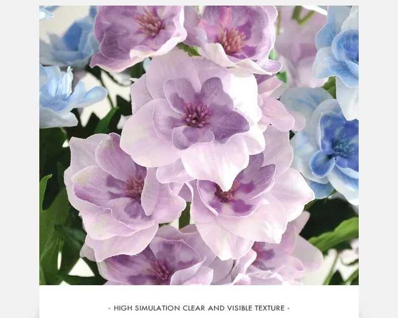 4 Stück/Set Feuchtigkeitsspendende Violette Kunstblumen für Heim- und Partydekoration, Tischdekoration für Hochzeitshintergrund, Blumenarrangement, Veilchen – Detail 4