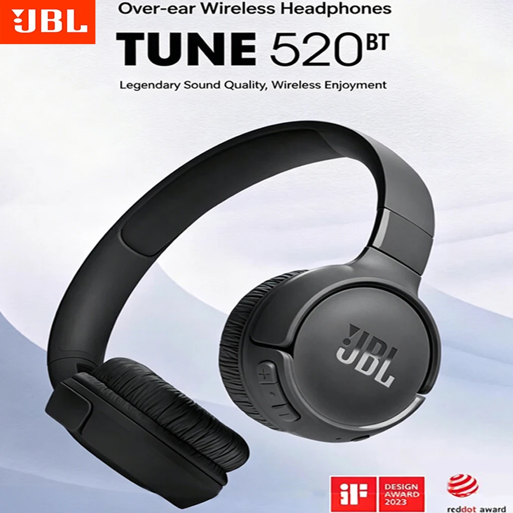 

Официальный партнер Samsung: Беспроводная Bluetooth-гарнитура JBL TUNE 520BT с шумоподавлением, долгим временем работы, глубокими басами, для игр, звонков и спорта