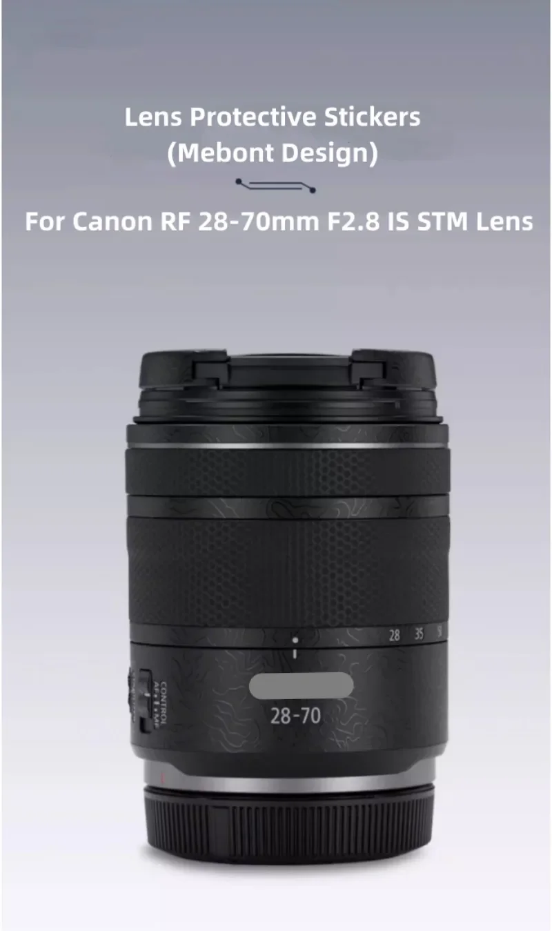 Adesivo personalizado para canon rf 28-70mm f2.8 is stm decalque pele câmera envoltório de vinil filme protetor casaco RF28-70 28-70 f/2.8 2.8