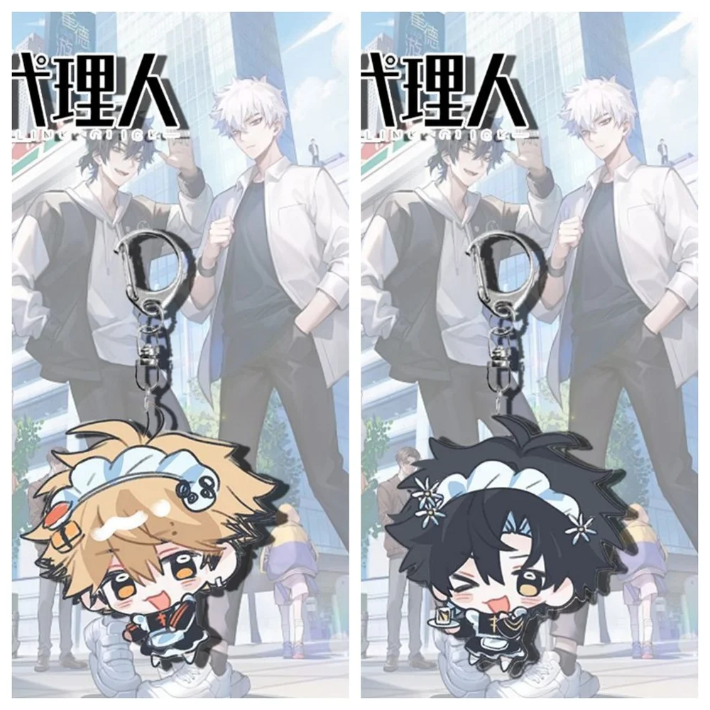 

6CM NEW Anime LINK CLICK Acrylic Keychain Model Cosplay Charm Characters Ornament Accessories Goods Christmas Gifts