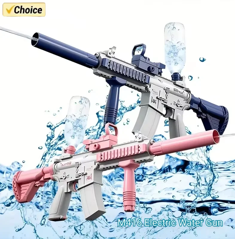 M416 Electric Water Gun Fully Automatic Shooting Toy Beach Outdoor Entertainment Children\'s and Adult Gifts