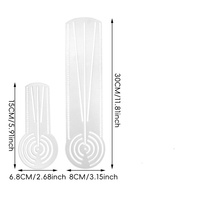 Mandala Drawing Stencil - Professional Geometry Pattern Ruler Kit for Artists & DIY Craft Enthusiasts Design Templates