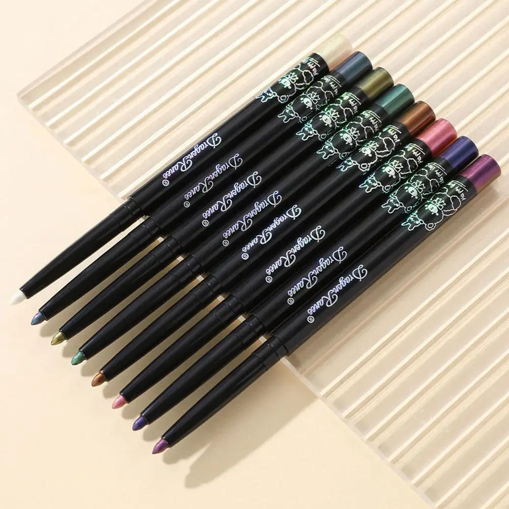Eyeliner Pen Diamond Shiny Pearl Gloss Eyeliner Pen Chameleon Color Shift Eyeliner Pencil Makeup Brightening Effect Gift Set