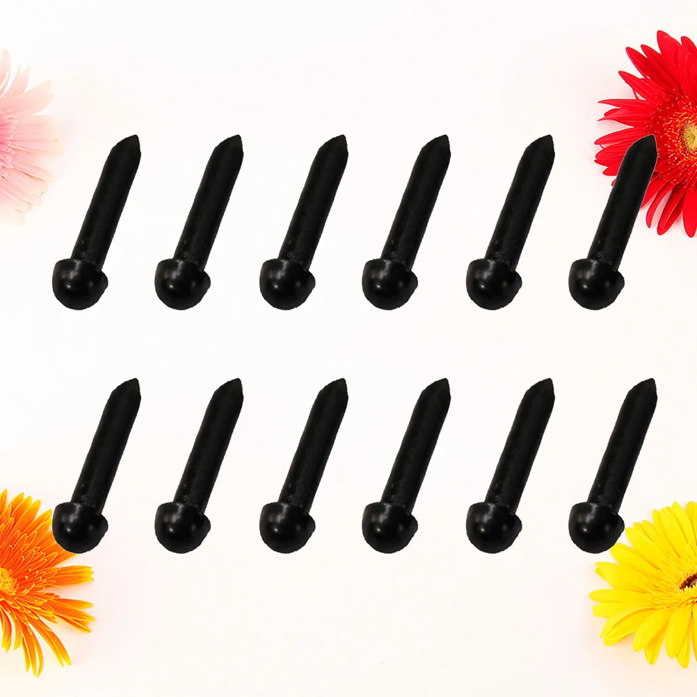 1000 paia di occhi di plastica neri da 5 mm, occhi di sicurezza fai da te per progetti artistici, decorazioni fatte a mano, finitura liscia di qualità premium