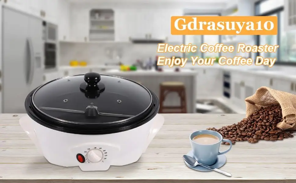 Electric Coffee Bean Roasting Machine Coffee Roaster Baker 110V 800W Coffee Roaster Household Coffee Bean Roasting Baking Machin