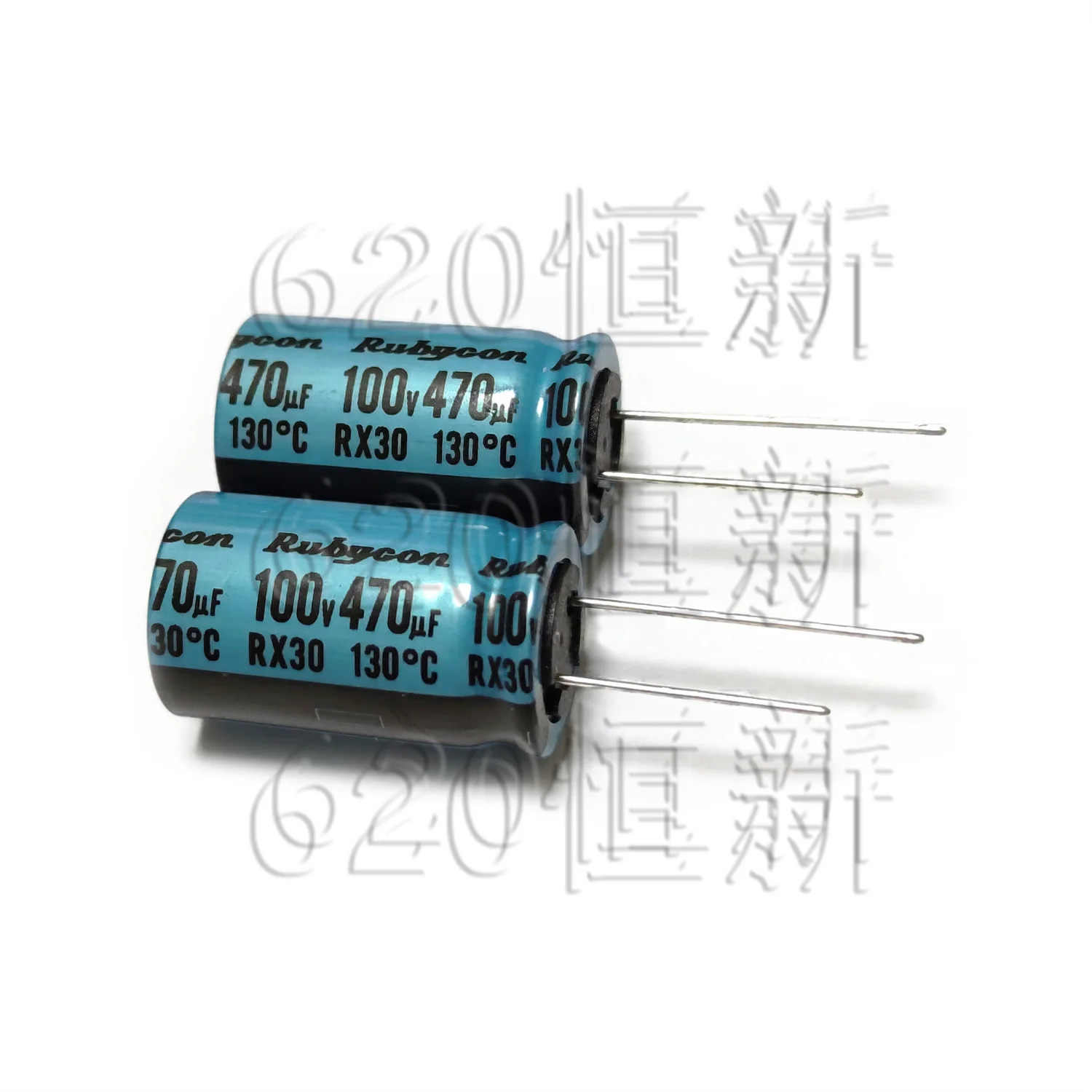 50PCS 100V470UF RX30 18X31.5 Original New RUBYCON Aluminum Electrolytic Capacitors Long Life Low Impedance