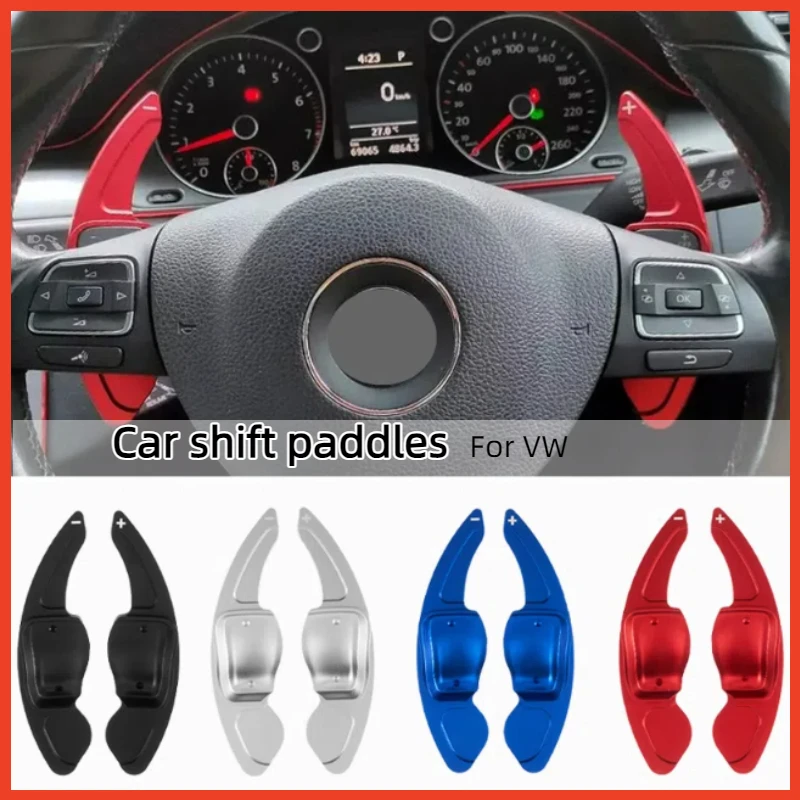 

car Steering wheel paddle shifters For VW Golf 5 6 MK6 GTI R Jetta MK5 Passat B6 B7 CC Polo Sharan Tiguan Seat Leon Aluminum