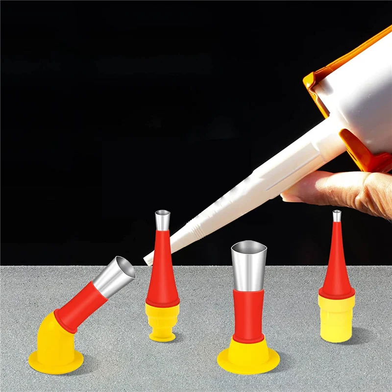 A88M 20 個コーキングノズル、再利用可能なステンレス鋼シリコンコーキングフィニッシャーセット、コーキングツールキットコーキングヒントセット