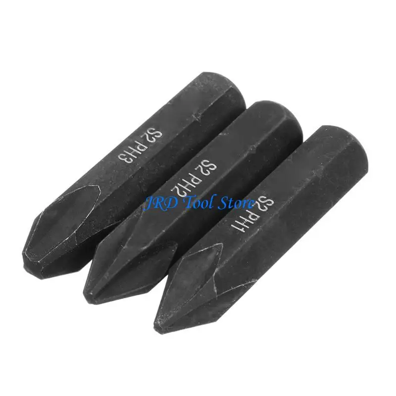 A2UD Screw Bit Alloy Steel Screw Impact Bit High Hardness Strong Bit Screwdriver Bit Set PH1 / PH2 / PH3