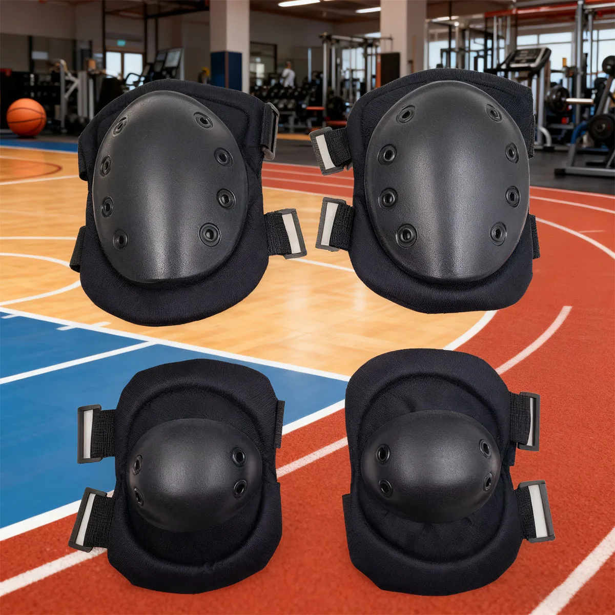 Cross-border CS Blackhawk tactical knee pads and elbow pads four-piece set outdoor sports protective equipment
