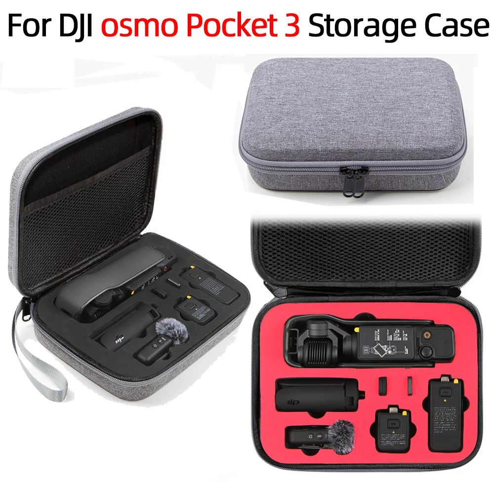 Per DJI Osmo Pocket 3 Bag custodia portatile pezzi di ricambio scatola di immagazzinaggio impermeabile Osmo Pocket 3 maniglia cinturino accessori