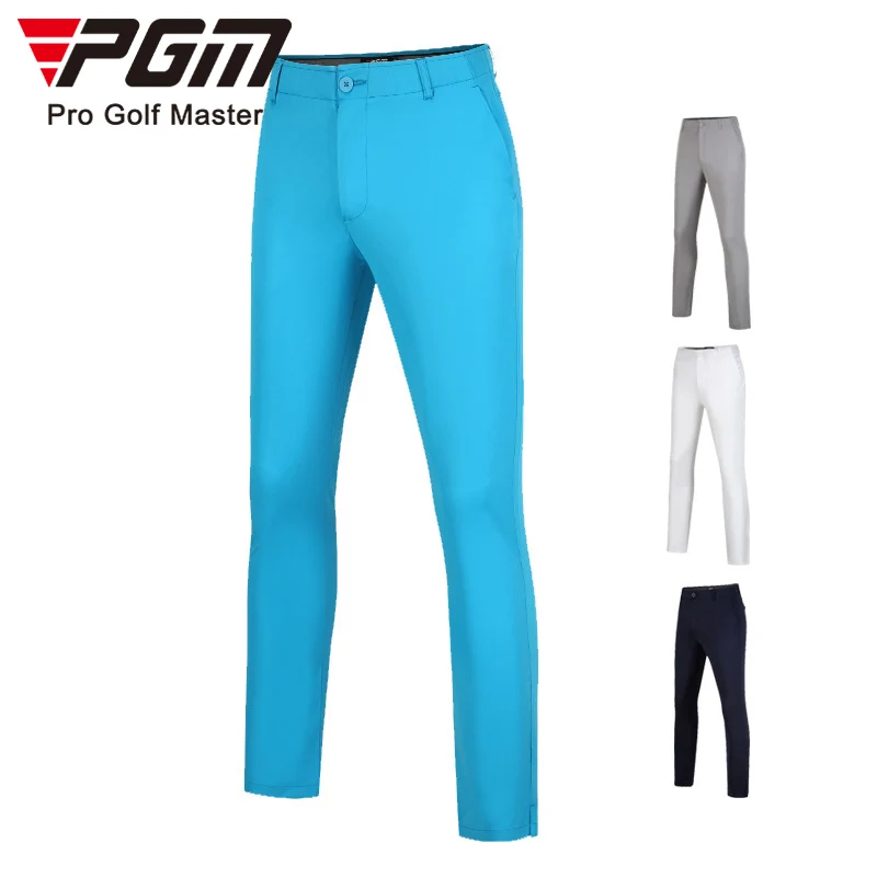 PGM Summer men's Minimalist elastic high waist thin sport Breathable golf pants