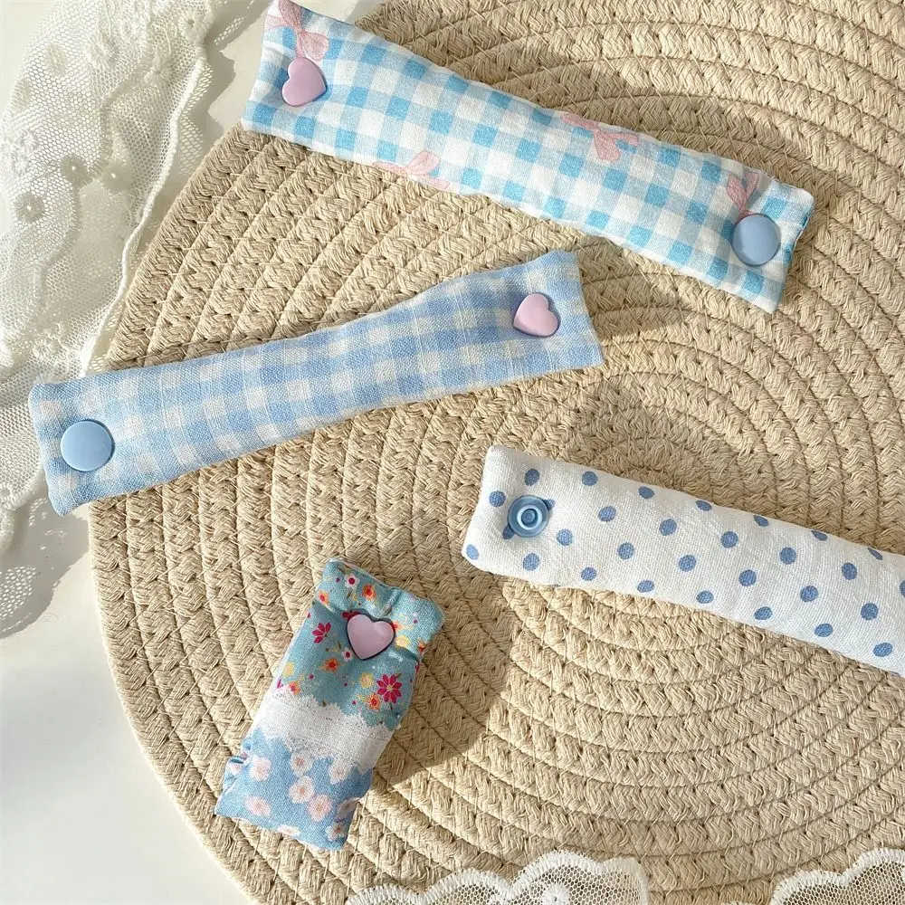 Flower Pattern Data Cable Management Cloth Reusable Data Cable Storage Tape Removable Cute Wire Binding Strap Office