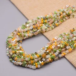 New Mixed color 6mm 85pcs Faceted Triangle Glass Beads Austria Spacer Crystal Loose Beads For Jewelry Making Earrings DIY