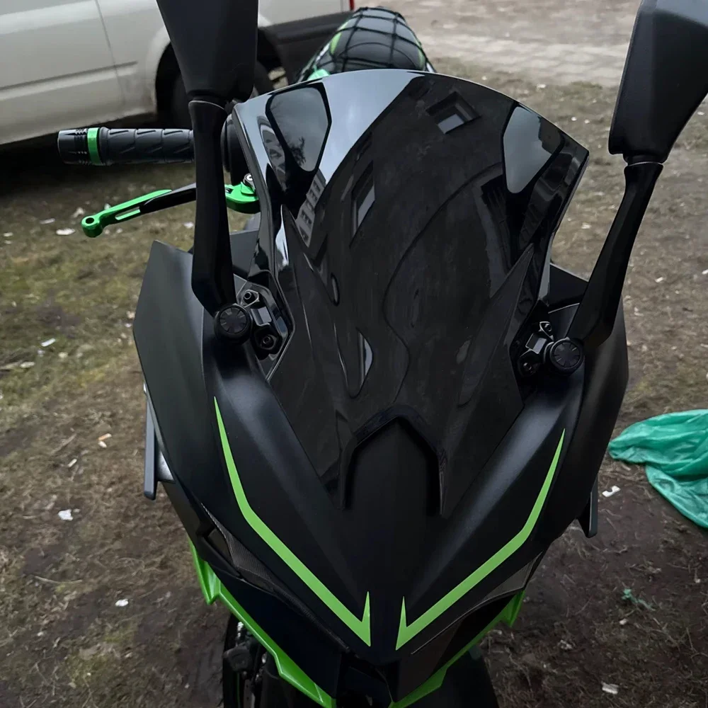 For Kawasaki Ninja 500 SE 2024 2025 NINJA500 EX500 EX500R Double Bubble Windscreen Screen Wind Deflectors Windshield Accessories