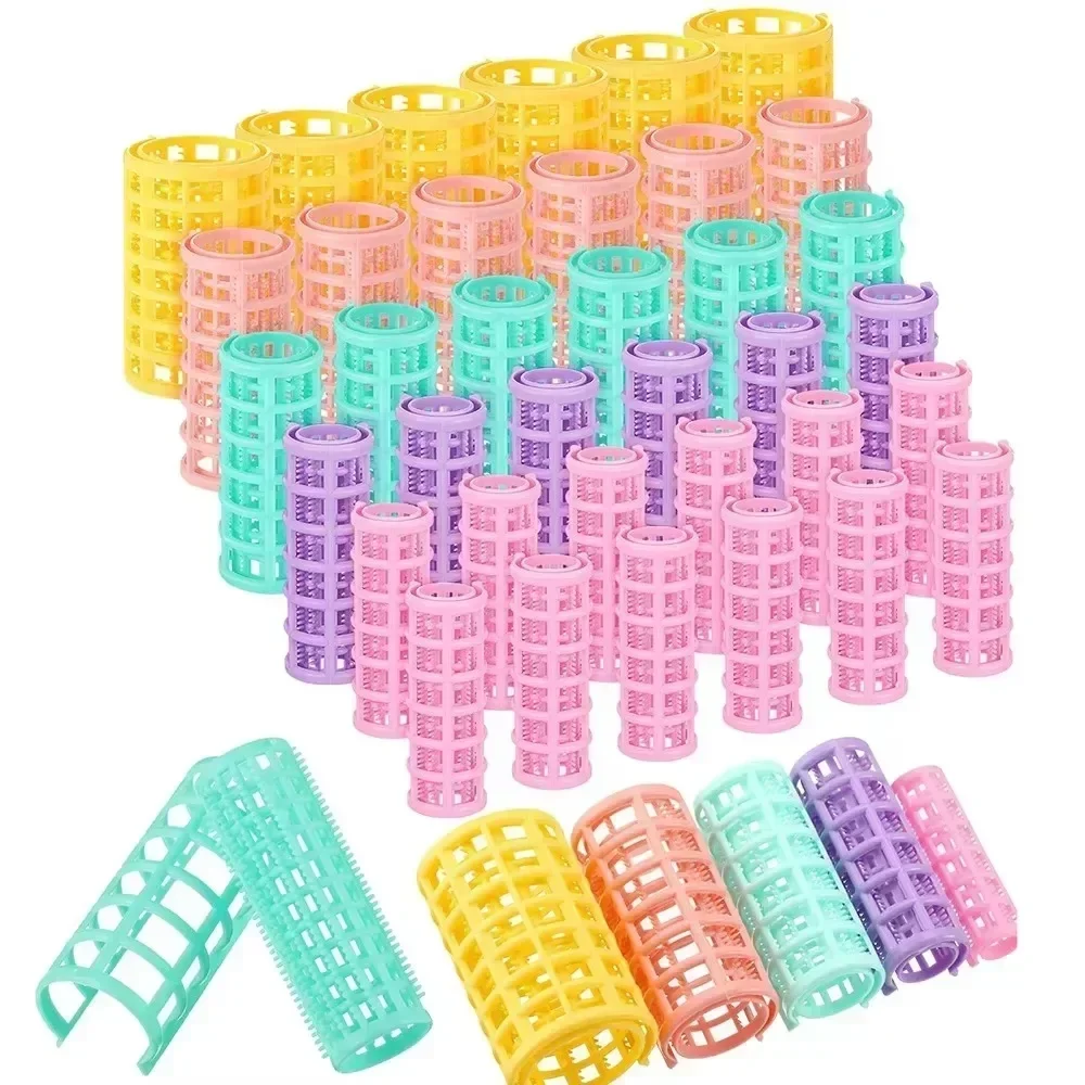 14/8/12/10/6Pcs Heatless Lockenwickler Keine Hitze Lockenwickler Kunststoff Faule Locken Wurzel Dauerwelle Stangen Pony Curling Stange Haar Styling Werkzeuge