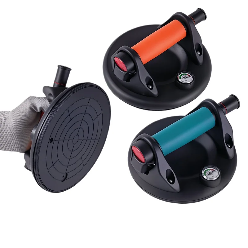 6 inch vacuum glass suction cup with barometer