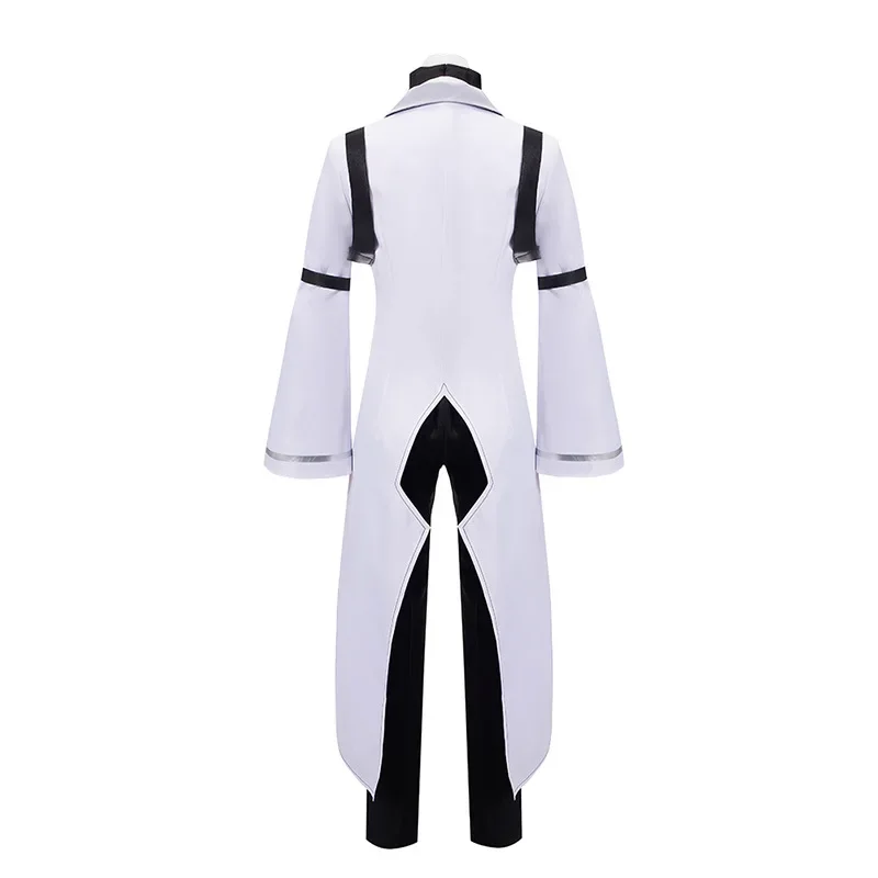 Sigma Cosplay Anime Bungou Zwerfhonden Kostuum Sigma Uniform Pruik Pak Stropdas Halloween Bungo Zwerfhonden Feest Voor Mannen Vrouwen Sets