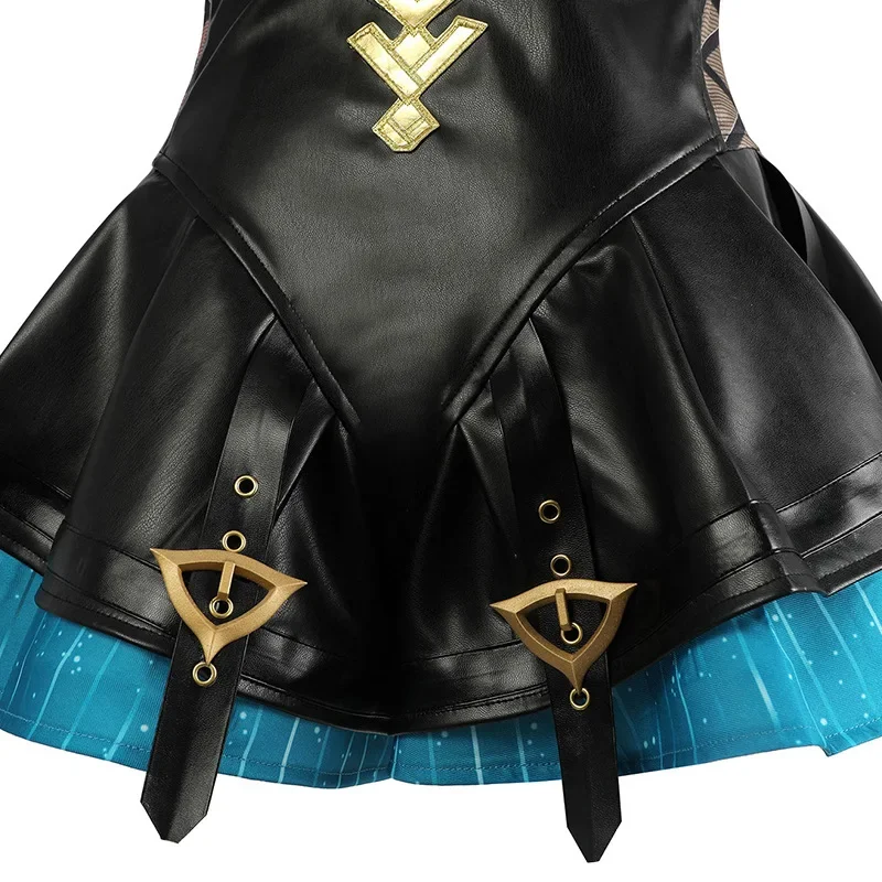 Lynette Anime Cosplay Traje para Homens e Mulheres, Roupas Mágicas, Conjunto Completo de Halloween Roupas
