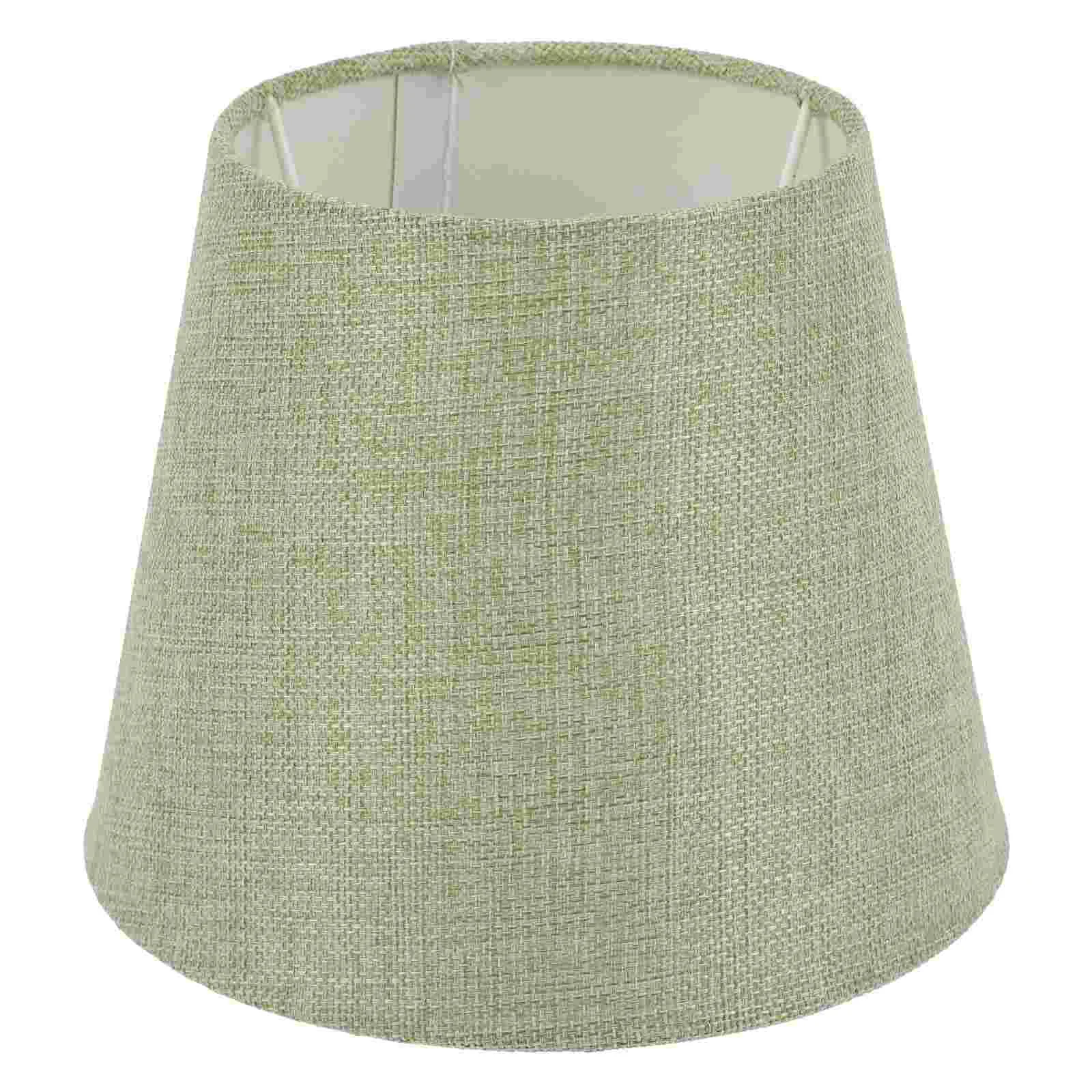 

White Fabric Lampshade Black Floor Shades for Table Green Wrought Iron Pendant Light