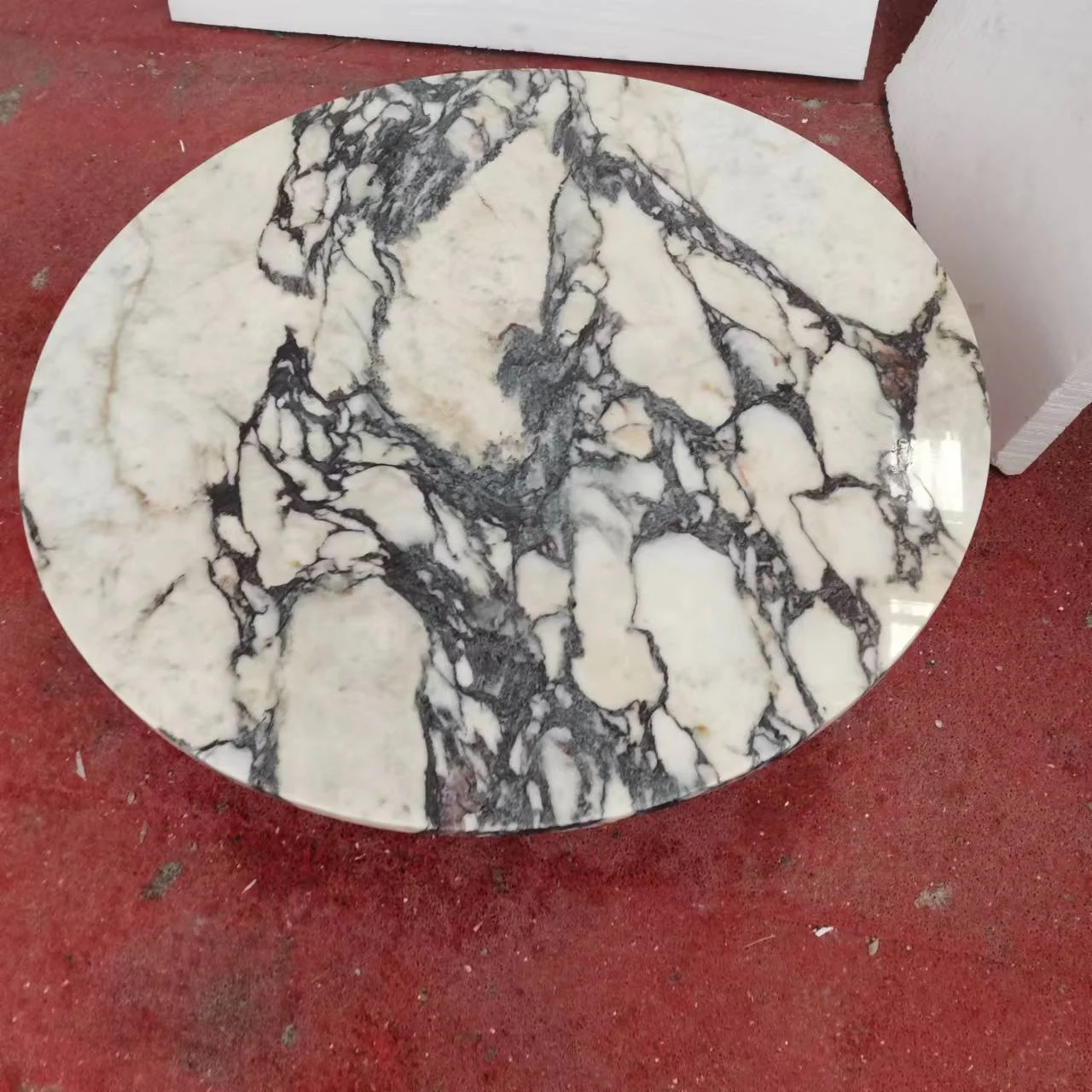 Stainless Steel Gold Marble Center Coffee Table