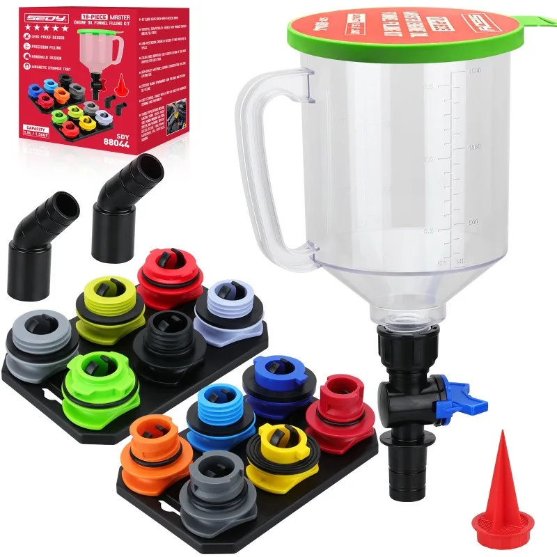 

Multi Functional Car Specific Funnel 18PC Filling Funnel Car Maintenance Tool Now
