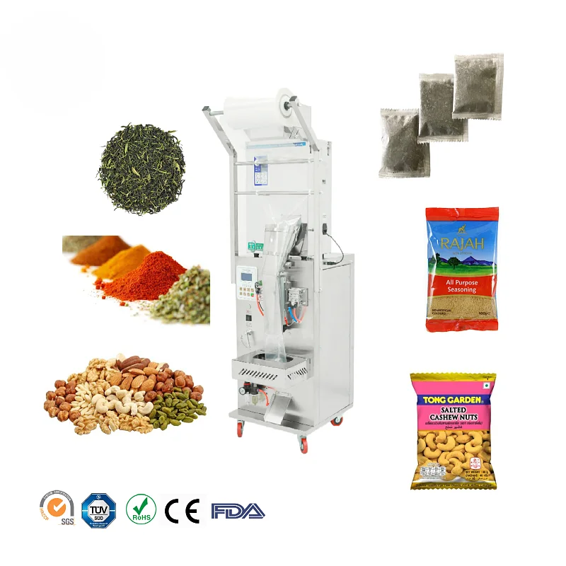 

Multifunction sachet Vertical Form Filling Sealing Automatic VFFS Powder spice sugar Granule Tea bag Packaging Packing Machines