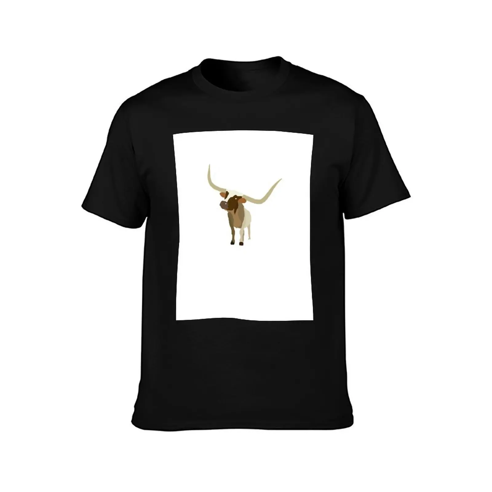 longhorn T-Shirt boys animal print heavyweights graphics heavyweight t shirts for men