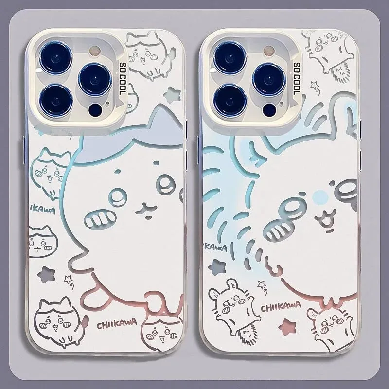 Full Screen Usagi Chiikawa Friends Lovely Cartoon Phone Case For Xiaomi Redmi 14C 13C 12C 10 A1 A2 A3 9T 9A K60 K40 5G Anti Fall