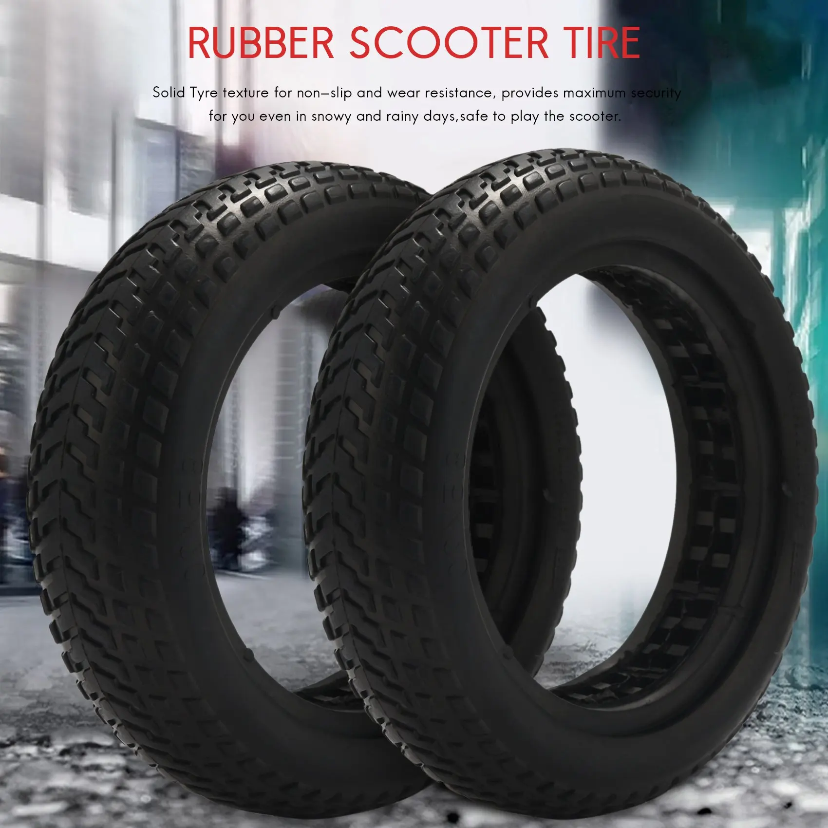 Damping Scooter Hollow Solid Tire for Xiaomi Mijia M365 Skateboard Scooter Tyre 8.5 Inch Tire Wheel Non-Pneumatic Rubber Tyre