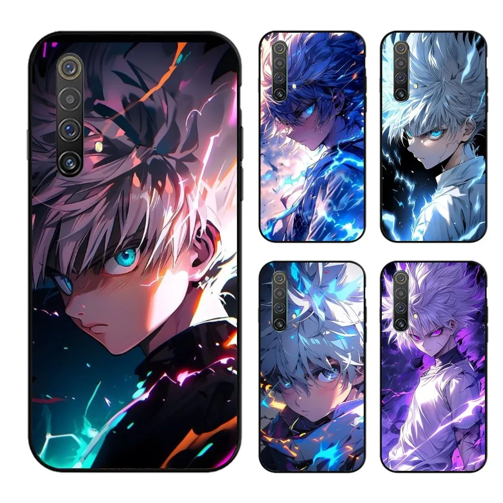 Hunter Killua Mobile Cell Phone Case for OPPO Find X5 X3 X2 A93 Reno 8 7 Pro A74 A72 A53 Black Soft Phone Cover Funda