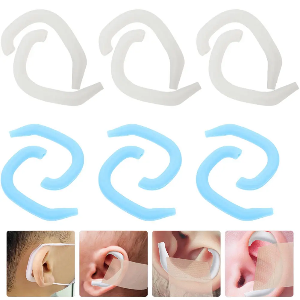 

12Pcs Infant Silicone Ear Correctors Baby Auricle Valgus Correction Tool Protruding Ear Support Holder Baby Auricle Corrector