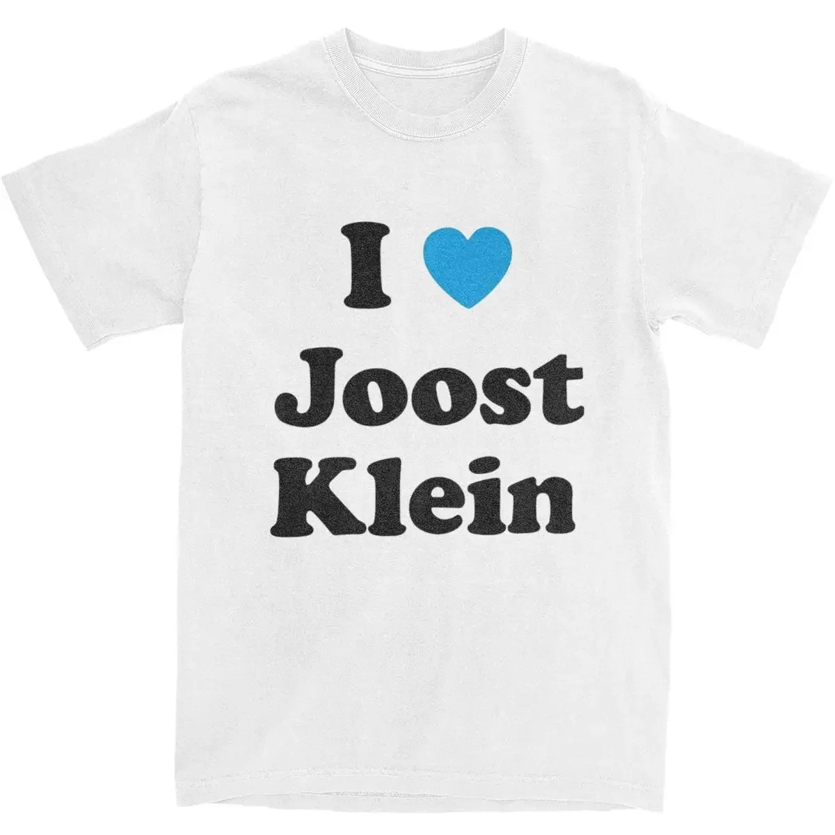 Men Women's T Shirt I Love Joost Small Blue T Shirts Harajuku Summer Tees Y2K Basic Custom Logo Cotton Clothing Birthday Present